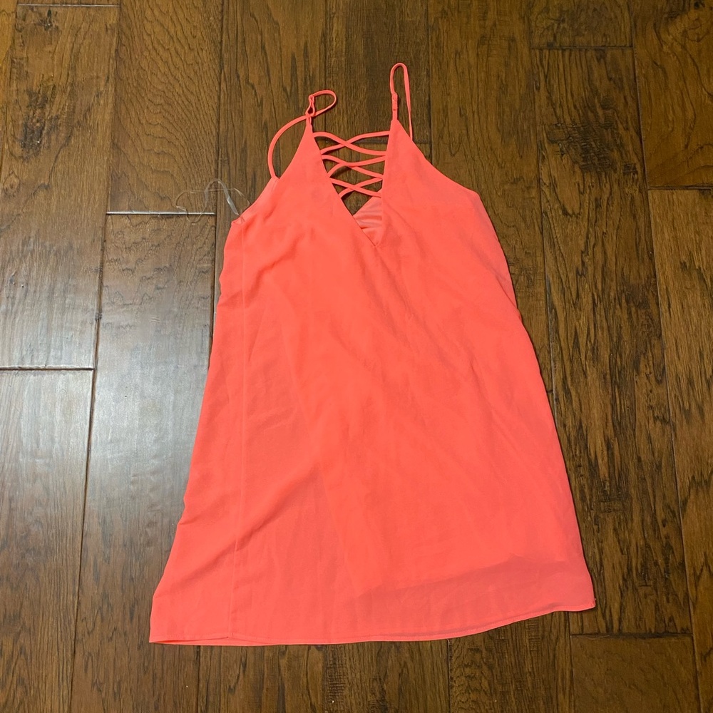 Coral Everly slip dress